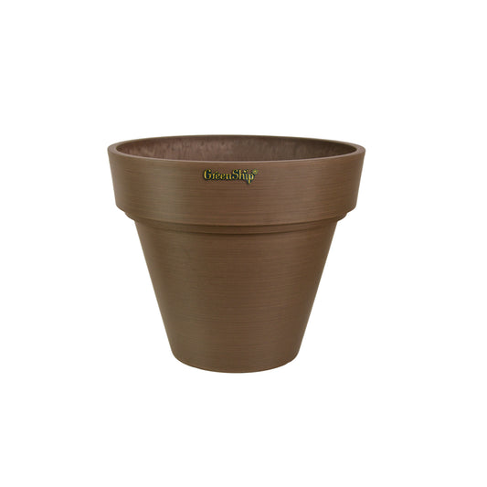 GreenShip 10 inch or 12 inch Large Planter with Drainage Hole,Modern Plant Pots for Indoor Outdoor Garden Plants and Flowers